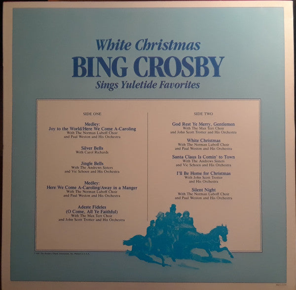 Bing Crosby : White Christmas - Bing Crosby Sings Yuletide Favorites (LP,Compilation)