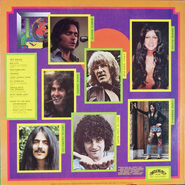 Jefferson Starship : Spitfire (LP,Album)