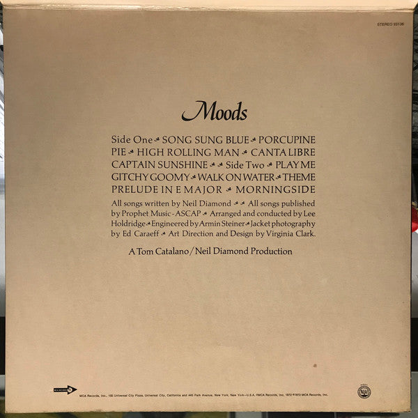 Neil Diamond : Moods (LP,Album,Reissue)