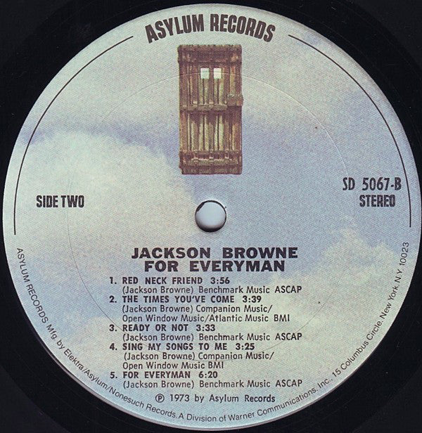 Jackson Browne : For Everyman (LP,Album)