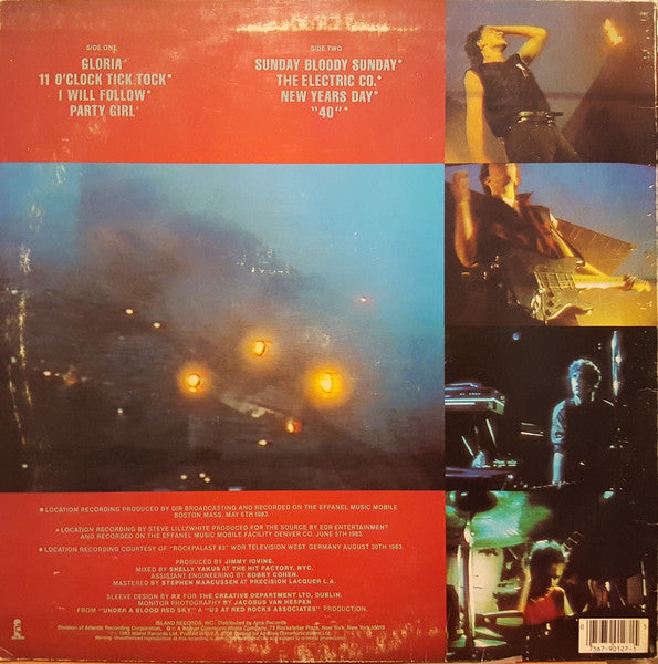 U2 : Live "Under A Blood Red Sky" (LP,Mini-Album)