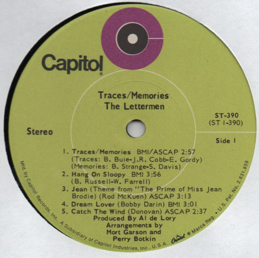 Lettermen, The : Traces/Memories (LP,Album,Stereo)