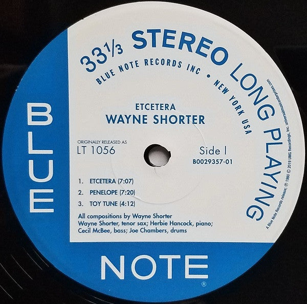 Wayne Shorter : Etcetera (LP,Album,Reissue,Stereo)