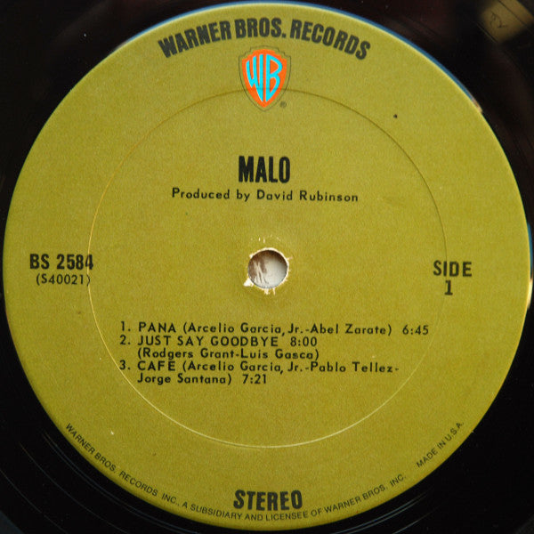 Malo (2) : Malo (LP,Album,Stereo)