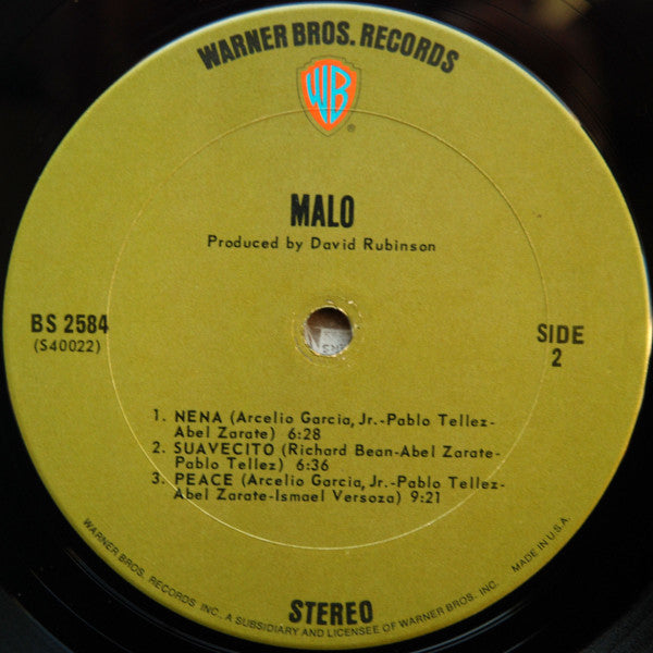 Malo (2) : Malo (LP,Album,Stereo)