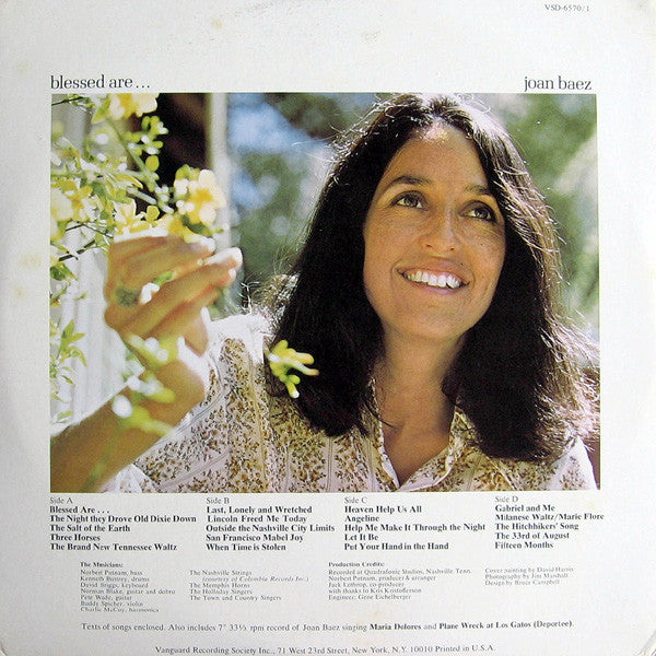 Joan Baez : Blessed Are... (LP,Stereo)