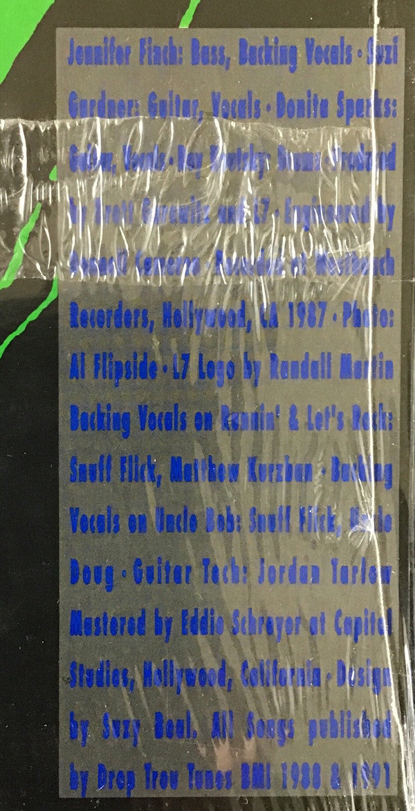 L7 : L7 (LP,Album,Reissue,Stereo)