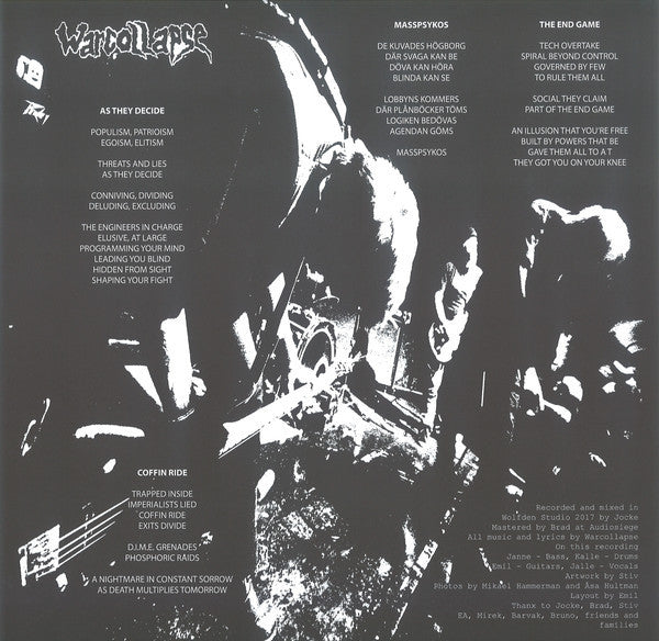 Warcollapse : Deserts Of Ash (12",45 RPM)