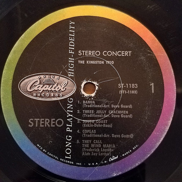 Kingston Trio : Stereo Concert (LP,Album,Stereo)