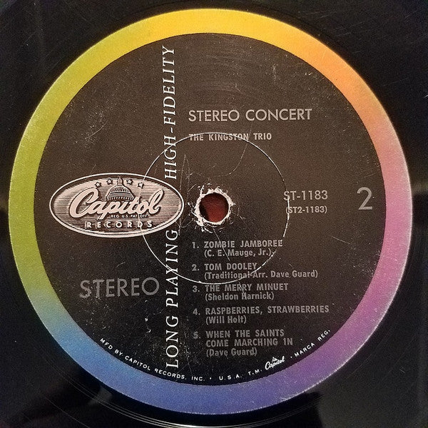 Kingston Trio : Stereo Concert (LP,Album,Stereo)
