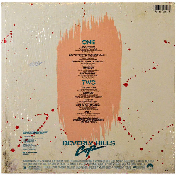 Various : Music From The Motion Picture Soundtrack - Beverly Hills Cop (LP,Compilation)