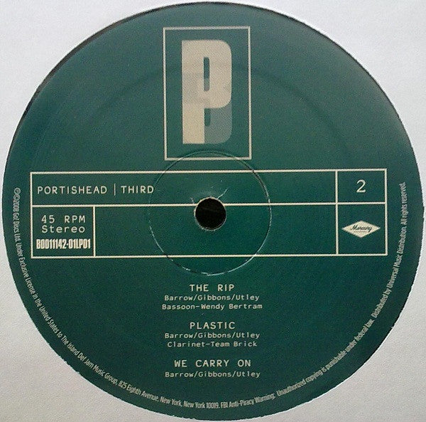 Portishead : Third (LP,45 RPM,Album,Limited Edition,Stereo)