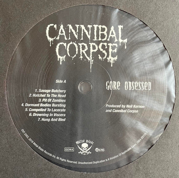 Cannibal Corpse : Gore Obsessed (LP,Album,Reissue,Remastered)