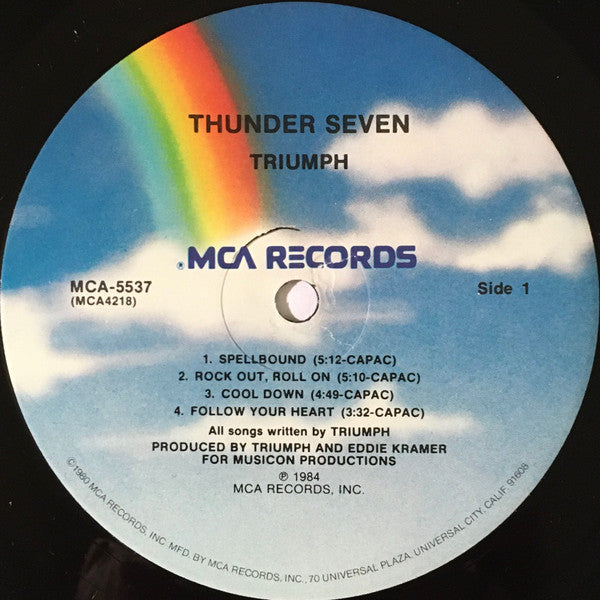 Triumph (2) : Thunder Seven (LP,Album)