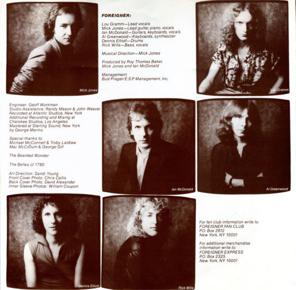 Foreigner : Head Games (LP,Album)
