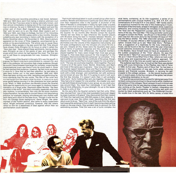 New Brubeck Quartet, The : A Cut Above ! (LP,Album,Limited Edition,Numbered)