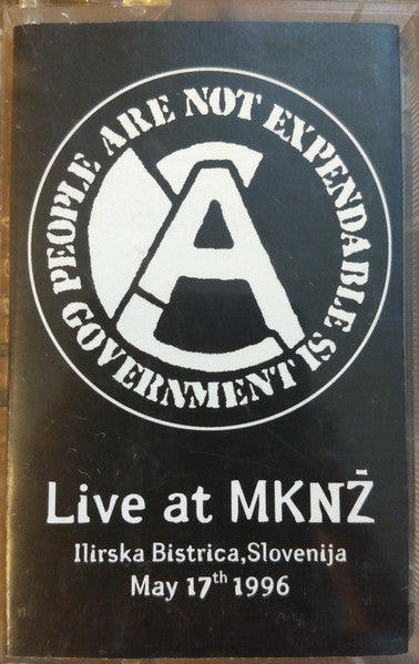 Aus-Rotten : Live At MNKZ, Slovenija May 17th 1996 ()