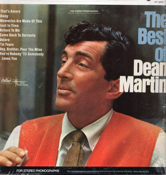 Dean Martin : The Best Of Dean Martin (LP,Compilation,Reissue,Stereo)