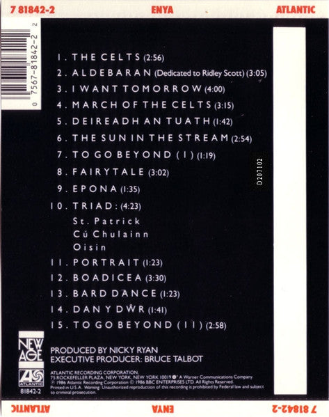 Enya : Enya (Album,Club Edition,Reissue,Remastered)