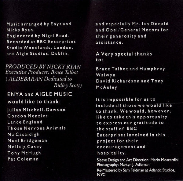 Enya : Enya (Album,Club Edition,Reissue,Remastered)