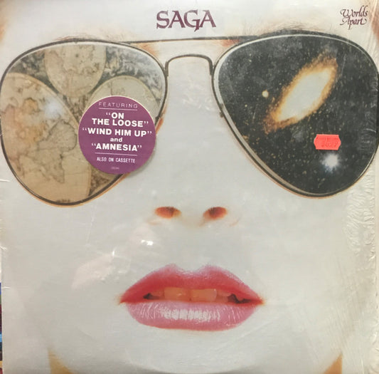 Saga (3) : Worlds Apart (LP,Album,Stereo)