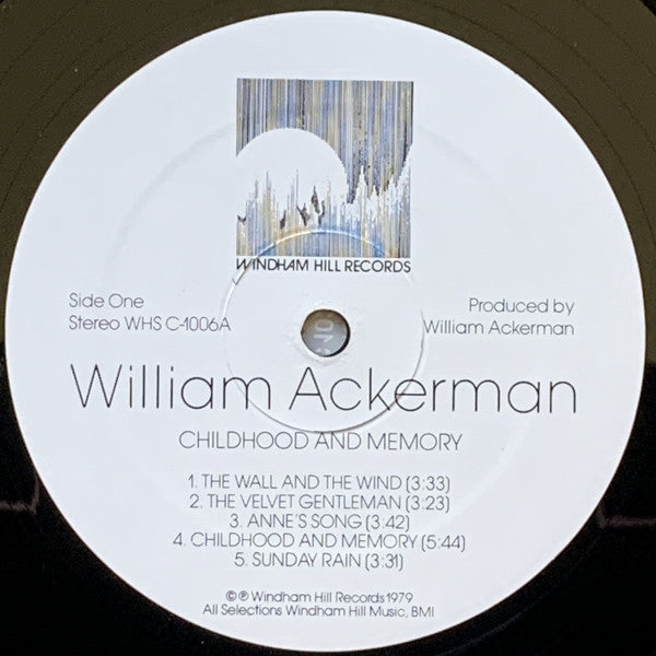 William Ackerman : Childhood And Memory (Pieces For Guitar) (LP,Album,Remastered,Repress,Stereo)