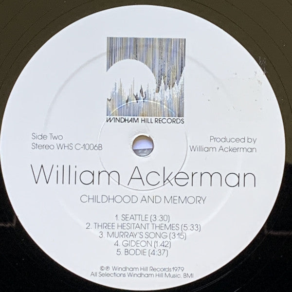 William Ackerman : Childhood And Memory (Pieces For Guitar) (LP,Album,Remastered,Repress,Stereo)