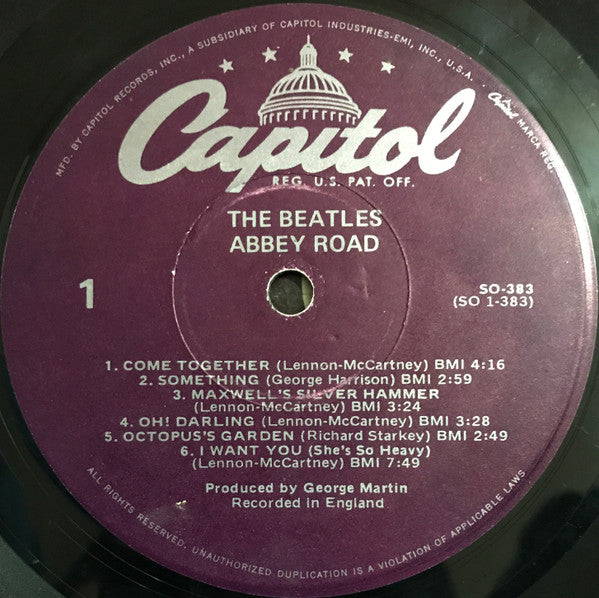 Beatles, The : Abbey Road (LP,Album,Reissue,Stereo)