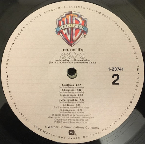 Devo : Oh, No! It's Devo (LP,Album)