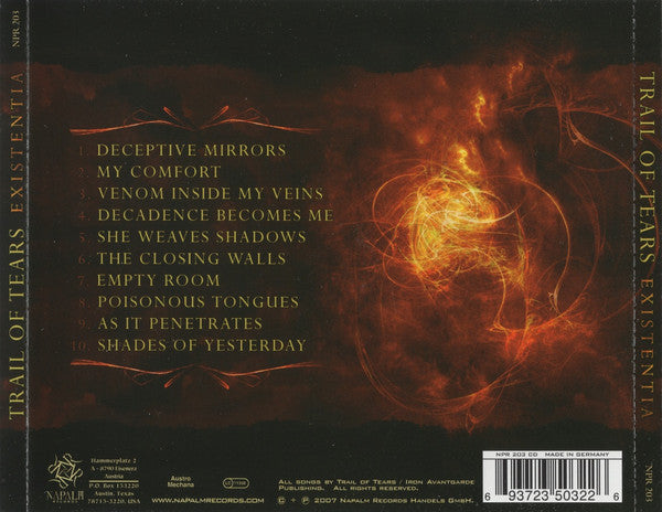 Trail Of Tears : Existentia (Album)
