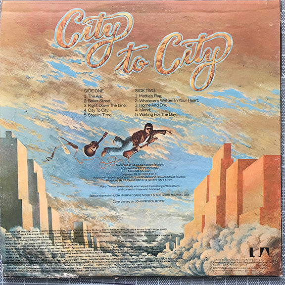 Gerry Rafferty : City To City (LP,Album,Stereo)