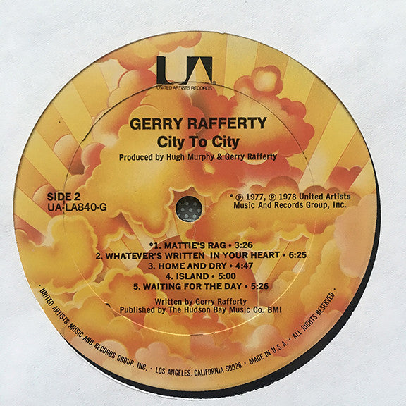 Gerry Rafferty : City To City (LP,Album,Stereo)
