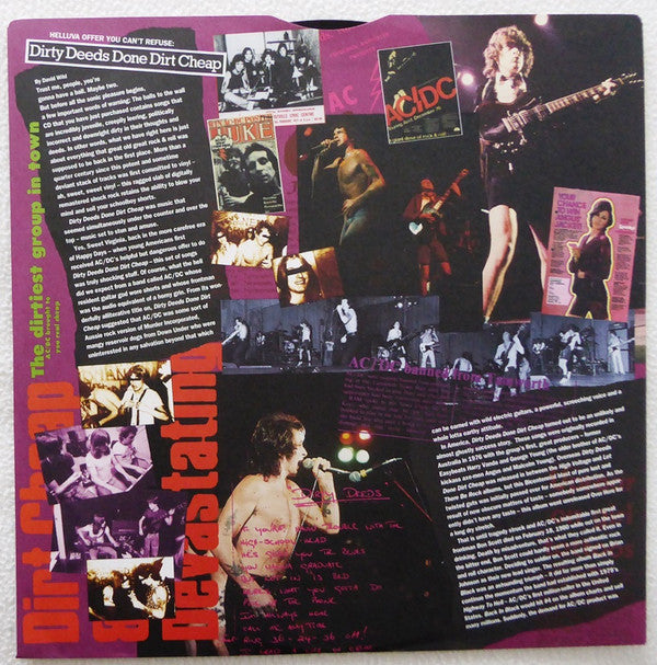 AC/DC : Dirty Deeds Done Dirt Cheap (LP,Album,Reissue,Remastered)