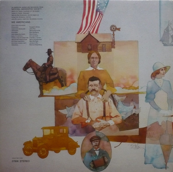 Burl Ives : We Americans: A Musical Journey With Burl Ives (LP,Album)
