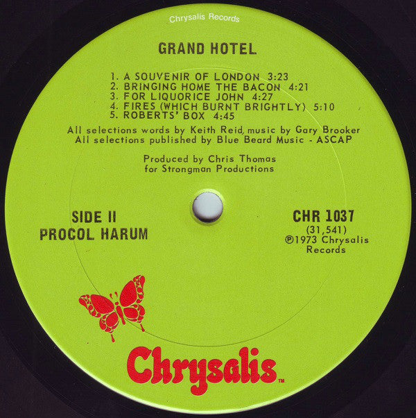 Procol Harum : Grand Hotel (LP,Album)