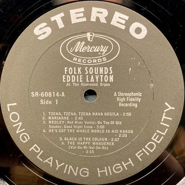 Eddie Layton : Folk Sounds (LP,Album,Stereo)
