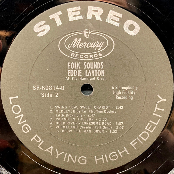 Eddie Layton : Folk Sounds (LP,Album,Stereo)