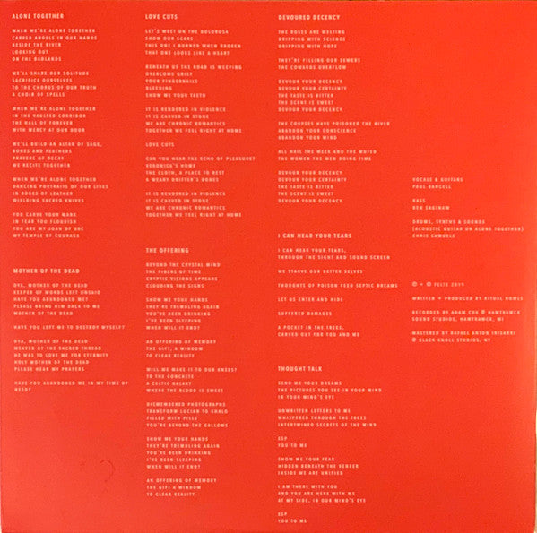 Ritual Howls : Rendered Armor (LP,Album,Limited Edition,Stereo)