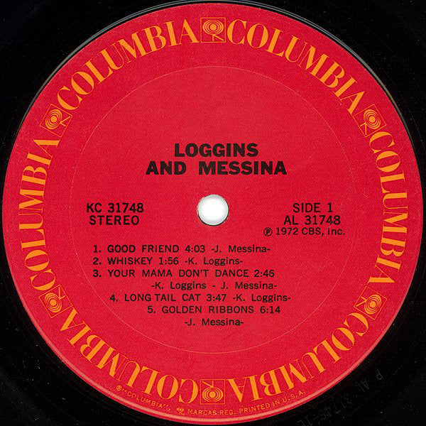 Loggins And Messina : Loggins And Messina (LP,Album,Stereo)