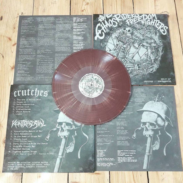 Crutches / Kontrasosial : Chaos Riders, Freedom Fighters (LP,Limited Edition)