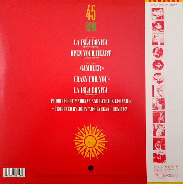 Madonna : La Isla Bonita - Super Mix (12",45 RPM,Maxi-Single,Limited Edition)