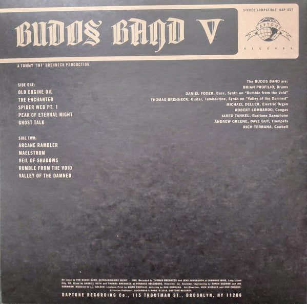 Budos Band, The : V (LP,Album)