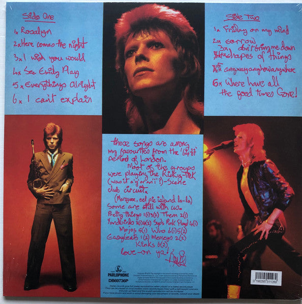David Bowie : Pinups (LP,Album,Record Store Day,Limited Edition,Picture Disc,Reissue,Remastered)