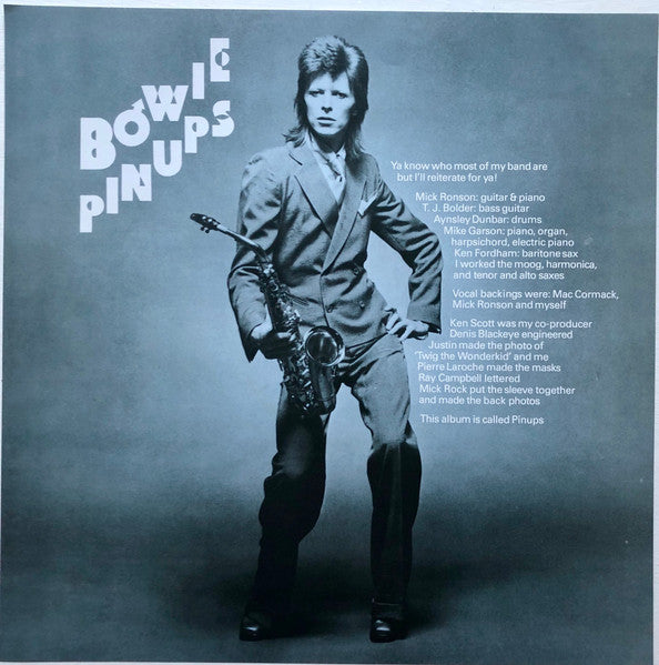 David Bowie : Pinups (LP,Album,Record Store Day,Limited Edition,Picture Disc,Reissue,Remastered)