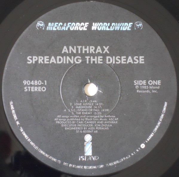Anthrax : Spreading The Disease (LP,Album)