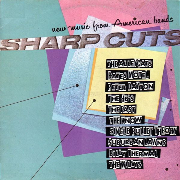 Various : Sharp Cuts - New Music From American Bands (LP,Compilation)
