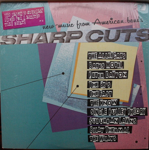 Various : Sharp Cuts - New Music From American Bands (LP,Compilation)