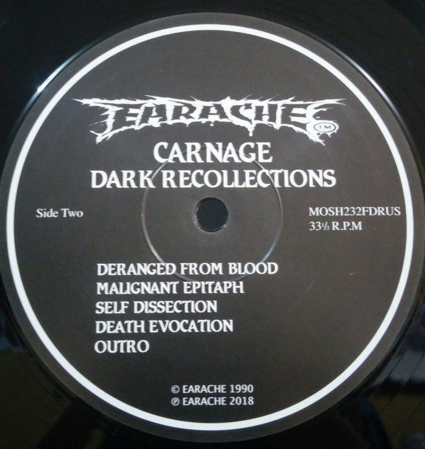 Carnage (4) : Dark Recollections (LP,Album,Limited Edition,Reissue,Remastered)