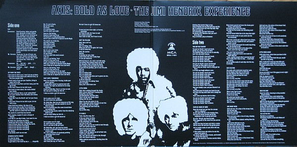 Jimi Hendrix Experience, The : Axis: Bold As Love (LP,Album,Reissue,Remastered,Stereo)