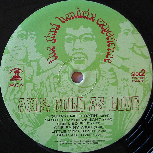 Jimi Hendrix Experience, The : Axis: Bold As Love (LP,Album,Reissue,Remastered,Stereo)